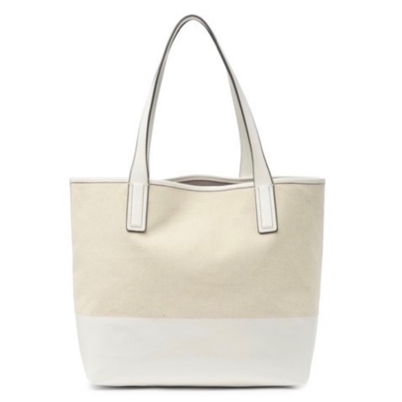 Kate Spade ♠️ NWT White Logo Tote Bag - Picture 2 of 8